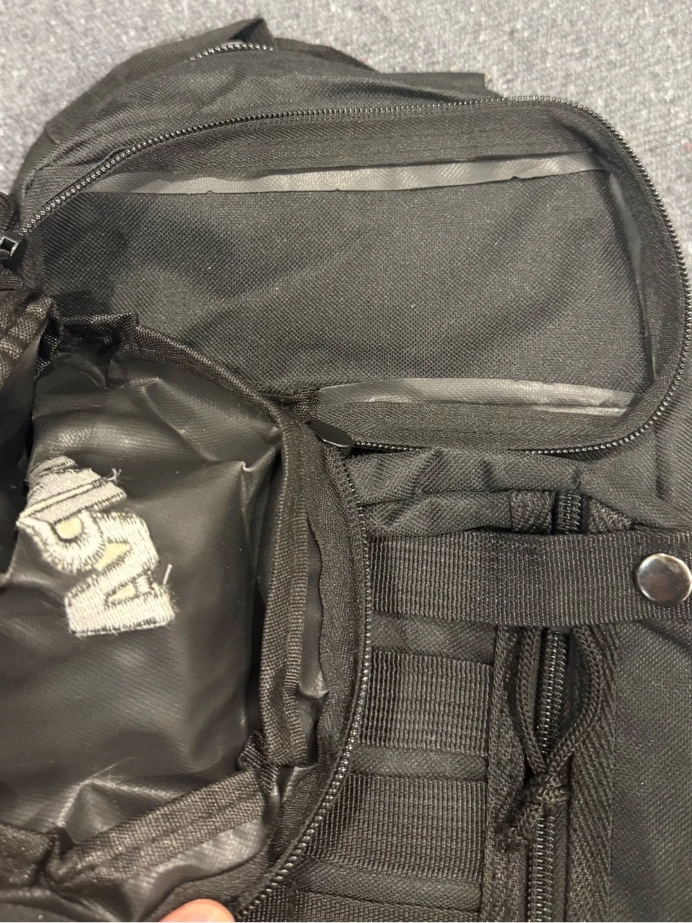 NRA Blackout Black Tactical MOLLE Backpack
